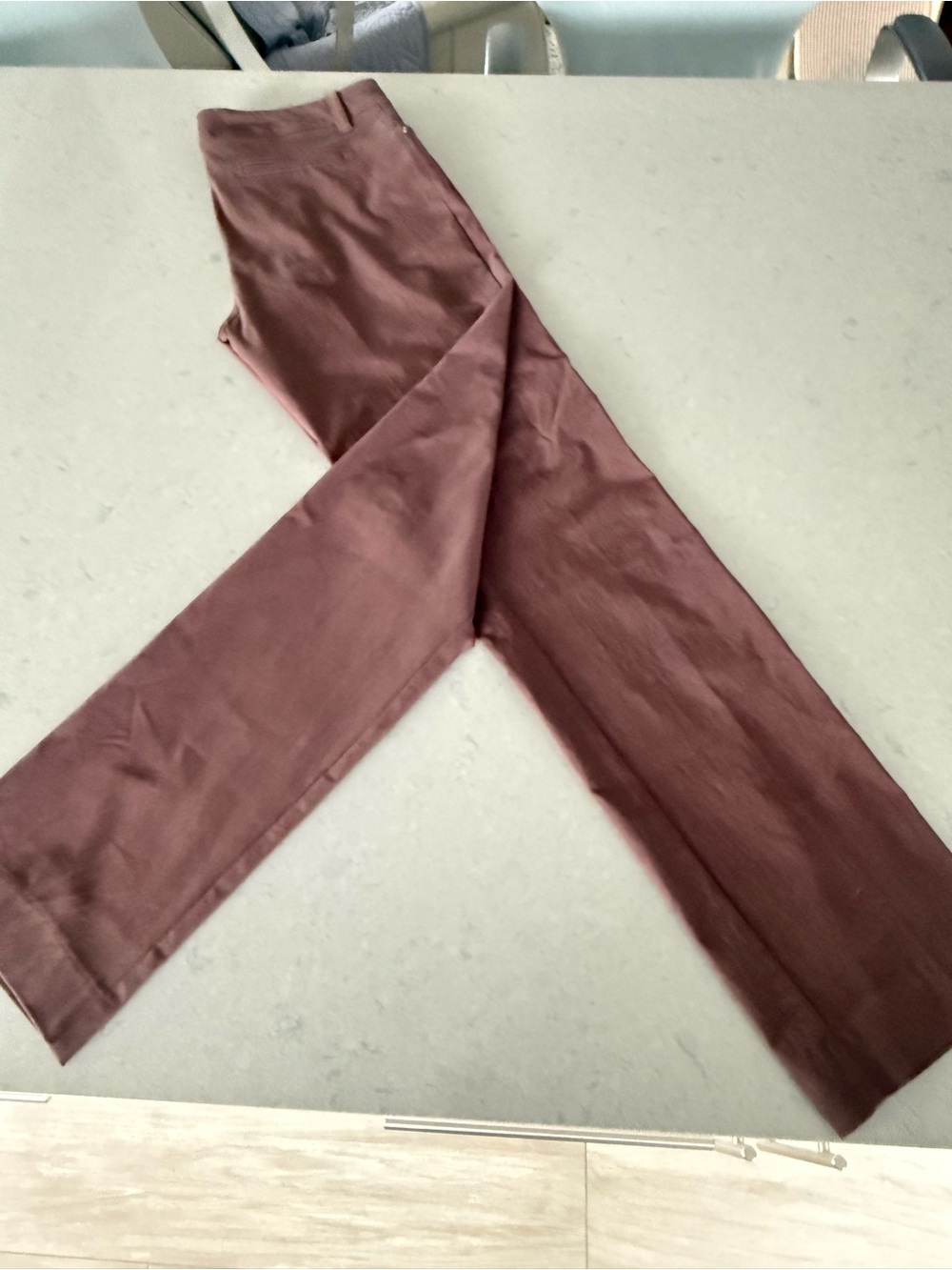 Zac & Rachel Straight-Leg Pants in Brown